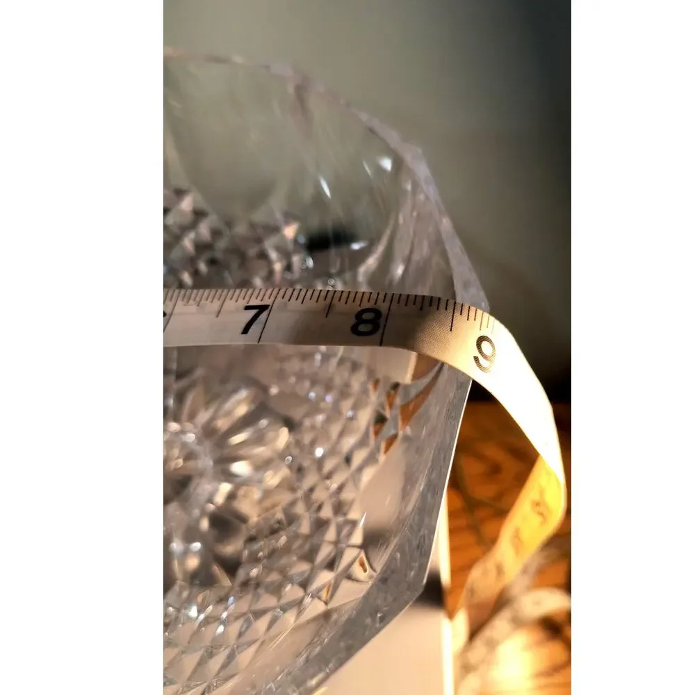 757. Crystal Pedestal Fruit Bowl French d'Argues Longchamp